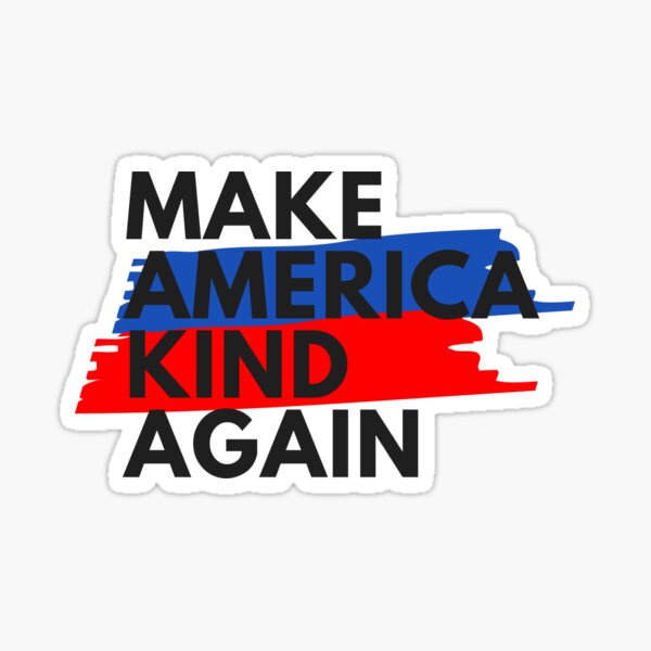 Vista previa del artículo con la obra «Haz que Estados Unidos sea amable de nuevo Ati-Trump», diseñado y vendido por CINE-STORE.
