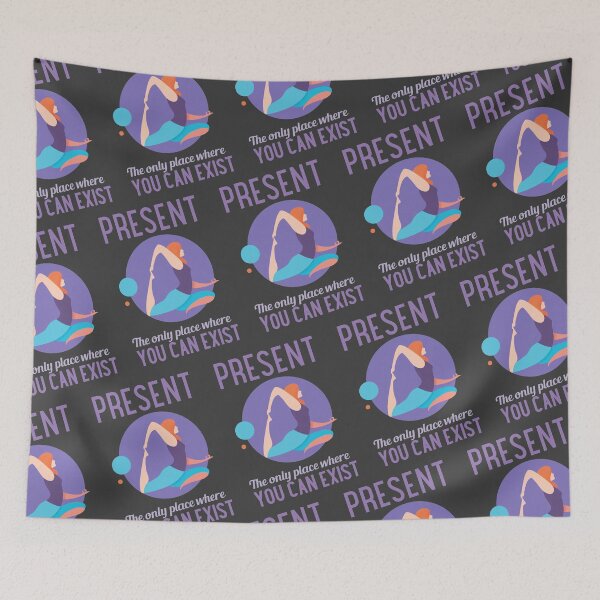 Item preview, Present - the only place you exist designed and sold by CokeyPanda.