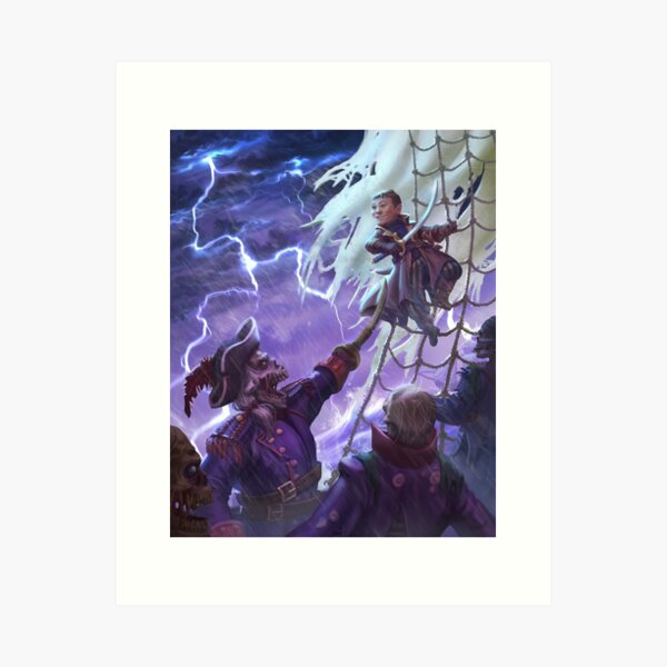 Captain Cadava Art Print