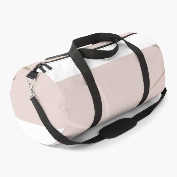 pink and black duffle bolsa