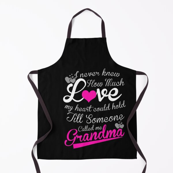 Mother's Day Apron, Grandmother Apron, Happiness is Having Grandchildren to  Feed Apron, Personalized Grandmother Apron
