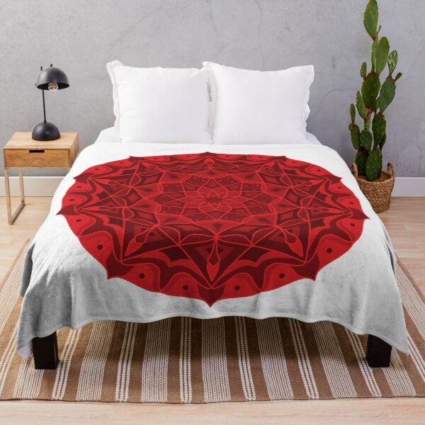Item preview, Beautiful Dark Red Color Abstract Mandala Design designed and sold by vineeth.