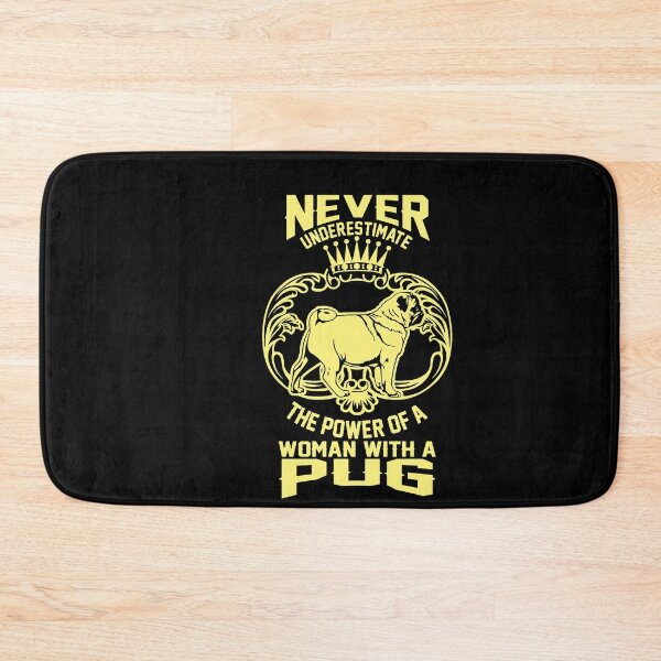 Item preview, The power of a woman with a pug - Funny Pug woman Gift designed and sold by Teenation9.