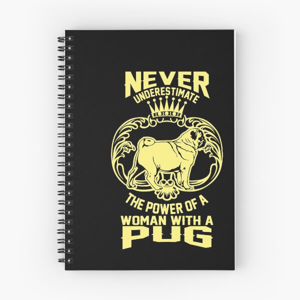 Item preview, The power of a woman with a pug - Funny Pug woman Gift designed and sold by Teenation9.