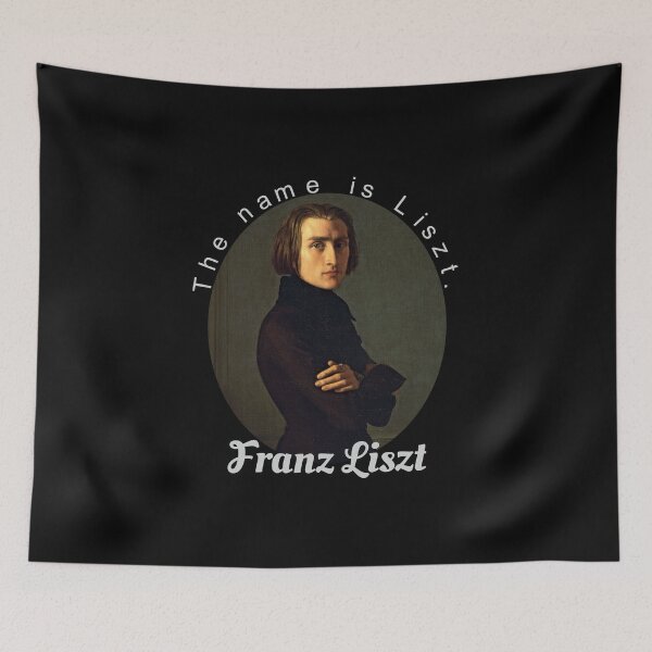 Item preview, The Name Is Liszt. Franz Liszt. designed and sold by Thomas Jonker.