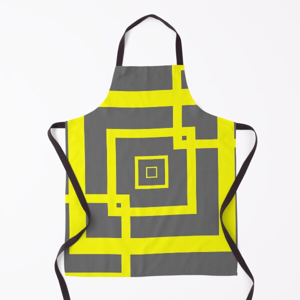 Item preview, Retro Geo - Grey Yellow designed and sold by Patternsdesign.