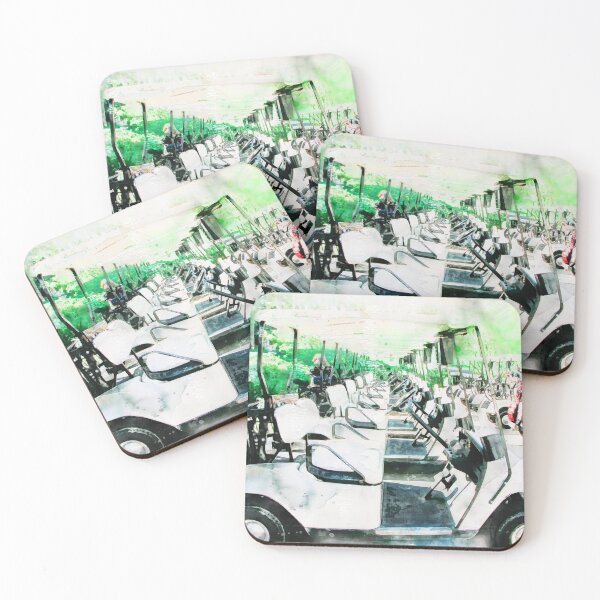 Item preview, Golf Carts in a Row designed and sold by CLManey.