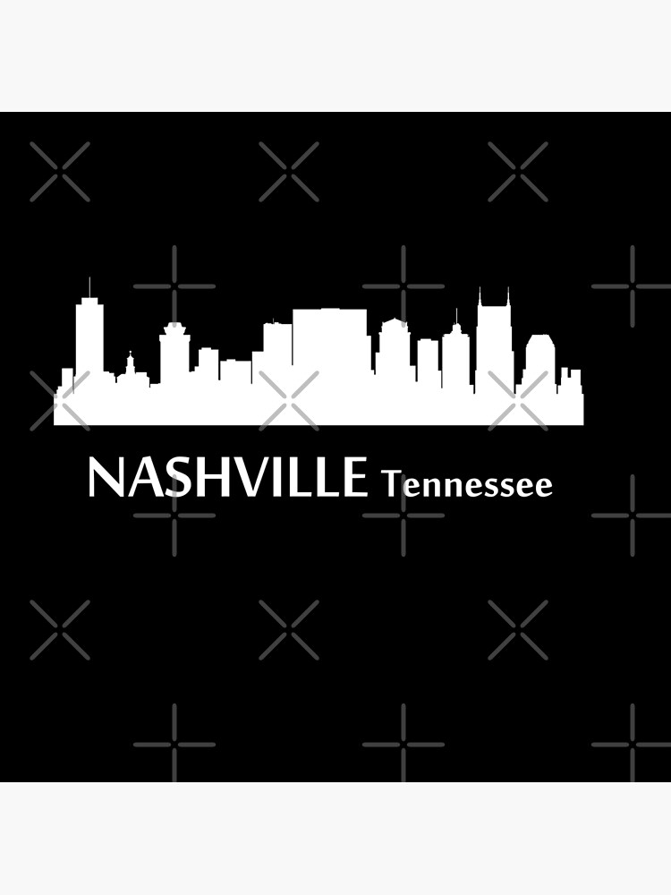Disover Nashville City USA Tennessee State of America Premium Matte Vertical Poster