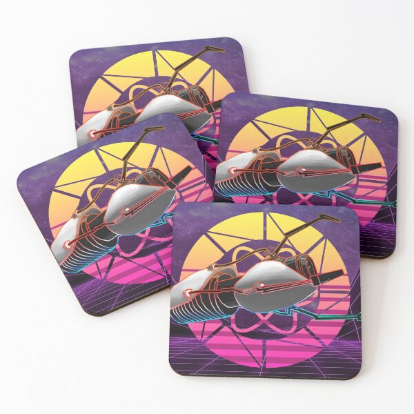 Portal Gun Aperture Labolatories Coasters (Set of 4)