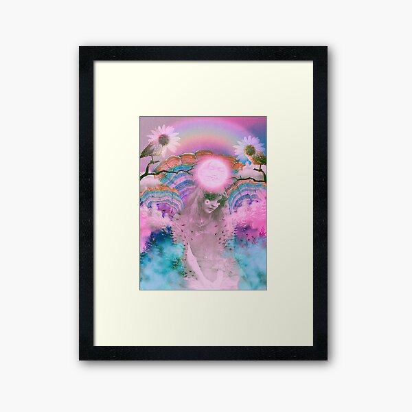 Melancholy Moon Framed Art Print