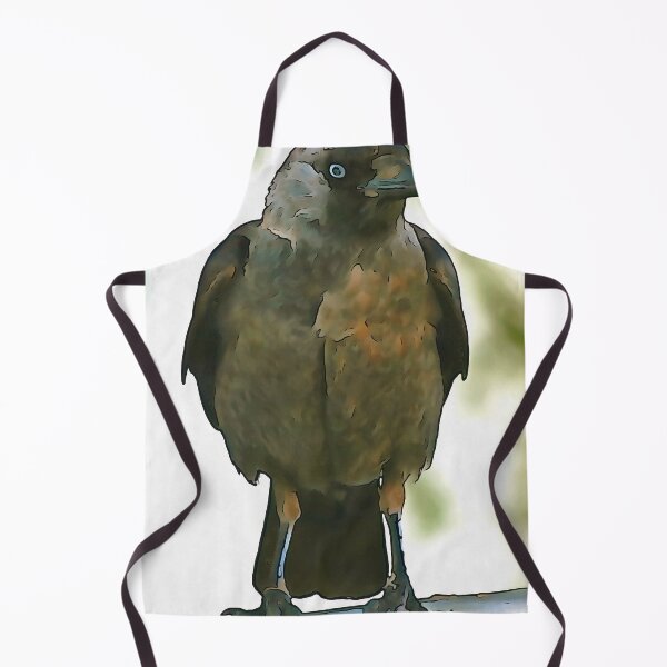Item preview, Cuervo encapuchado negro posado en un arte de balaustrada designed and sold by taiche.