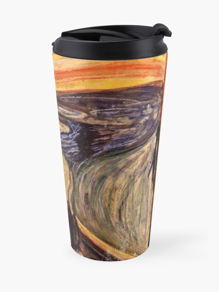 Alternate view of Edvard Munch - The Scream 1893 Travel Mug