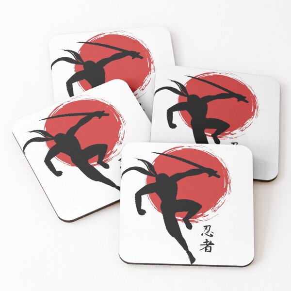 Item preview, A Silhouette of Ninja in Action designed and sold by Dewirumbaina.