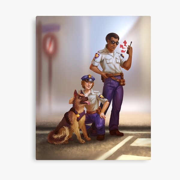 Rescue City Cops Canvas Print
