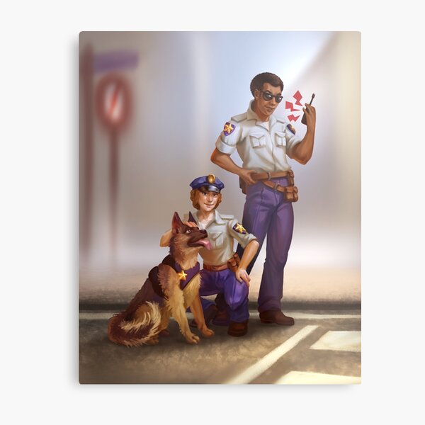 Rescue City Cops Metal Print