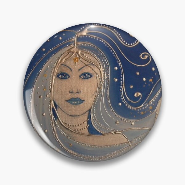 Item preview, Goddess of Night, Goddess Art, Pagan, Wiccan designed and sold by GlitteringFox.