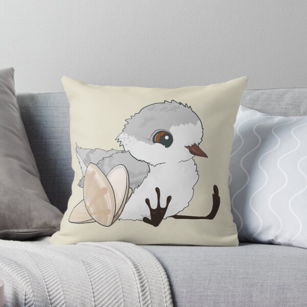 Piper - Bébé Bécasseau avec coquillages Coussin
