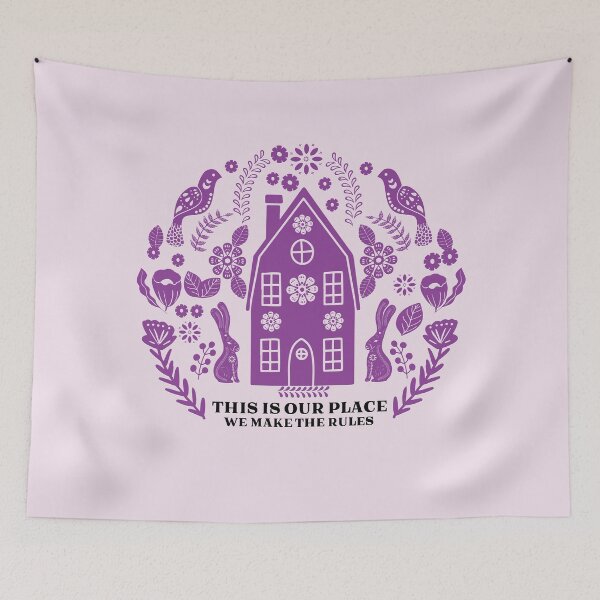 Artikelvorschau, Dies ist unser Platz: Lover Lyrics (Transparent Purple / Black) entworfen und verkauft von cleveralice.