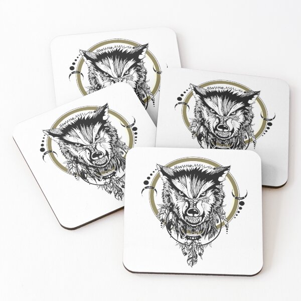 Item preview, painted wolf totem lace line designed and sold by chris299.