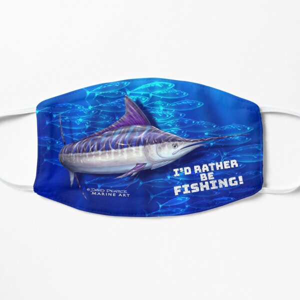 Striped Marlin, I'd rather be fishing! Flat Mask
