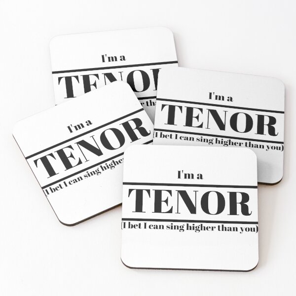 Item preview, I'm a Tenor Slogan Design designed and sold by Downstage Designs.