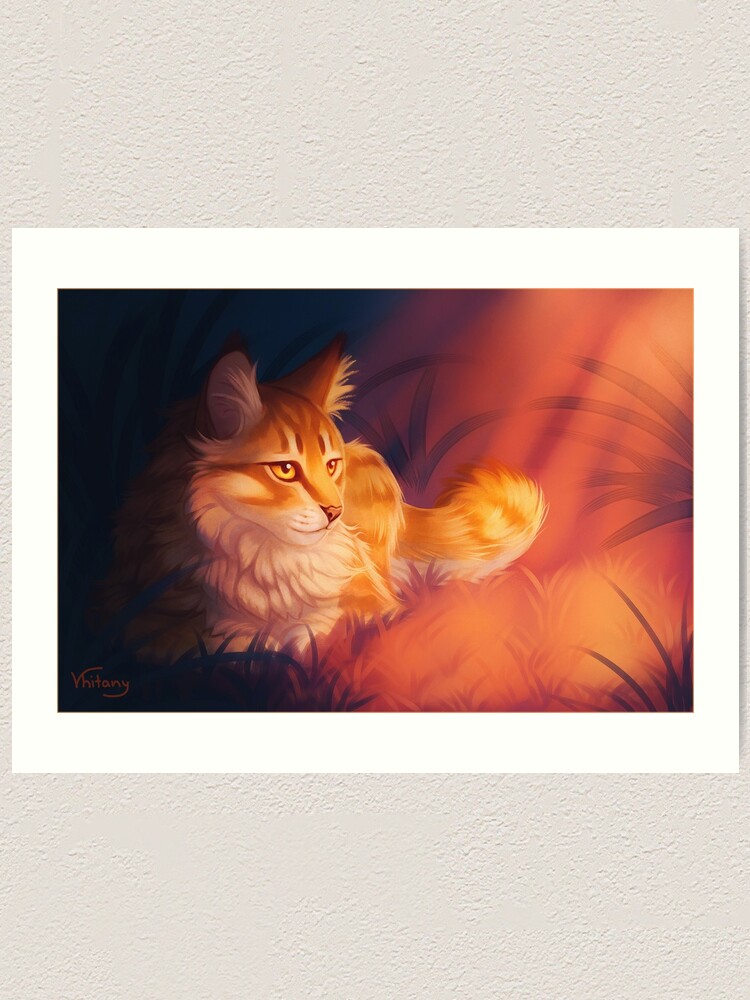 INTO THE WILD Print Aesthetic Cat Illustrationwarriors 