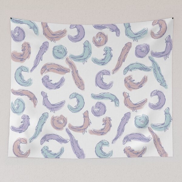 Item preview, Axolotl Pattern designed and sold by EmLosin.