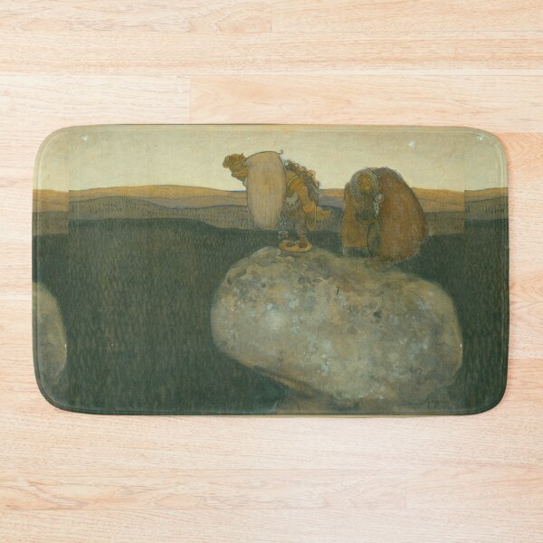 Artikelvorschau, Troll on the hill Vintage John Bauer fantasy artwork entworfen und verkauft von Vintage Designs +.