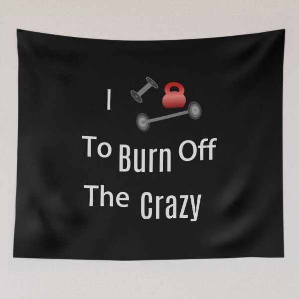 Item preview, Mom Bod I Workout To Burn The Crazy Fitness designed and sold by SparkleLiveLife.