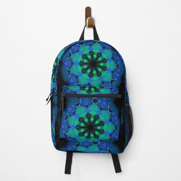 Item preview, Neon Blue and Green Kaleidoscope 3 designed and sold by Sunshine Stewart.