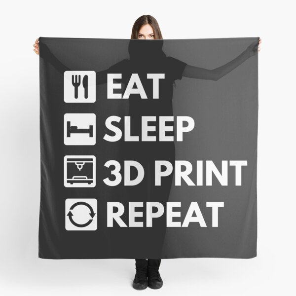 Item preview, Eat Sleep 3D Print Repeat - Funny 3D printing designed and sold by GeniusEngineer.