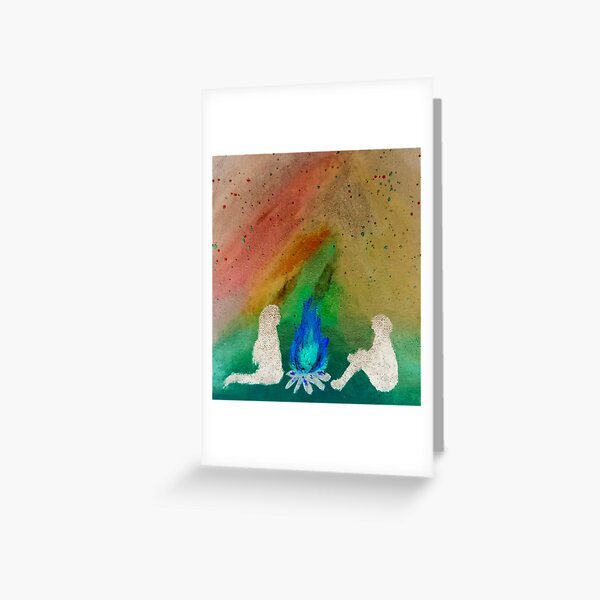 Item preview, Lovers under the Starry Night - Inverted (Oil Painting) designed and sold by CreativityRoams.