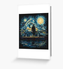 Starry Fall (Sherlock) Greeting Card