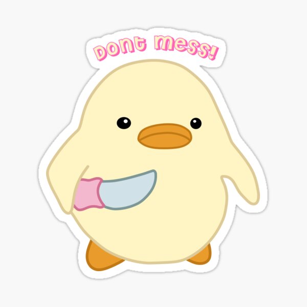 Duck you Ente Mit Messer Duck with Knife Meme Fun' Baby Bib