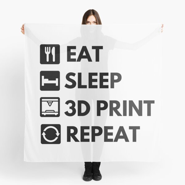 Item preview, Eat Sleep 3D Print Repeat - Funny 3D printing designed and sold by GeniusEngineer.