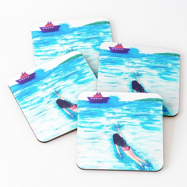 Item preview, "If your ship doesn't come in, swim out to it" designed and sold by Mitsy Art.