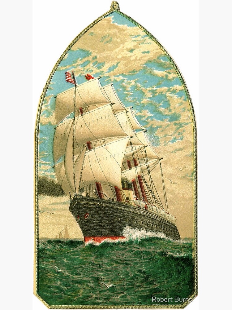 "American Vintage Ship" Poster for Sale by born30 Redbubble