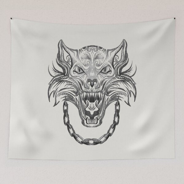 Item preview, Norse Wolf Monster Fenrir designed and sold by Desha001.