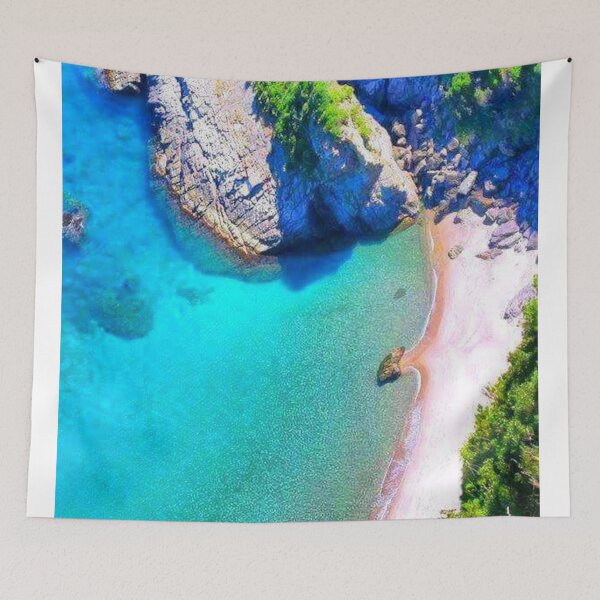 Item preview, Beautiful rocks mountain and crystal clear sea designed and sold by slambob.