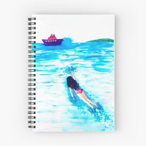 Item preview, "If your ship doesn't come in, swim out to it" designed and sold by Mitsy Art.