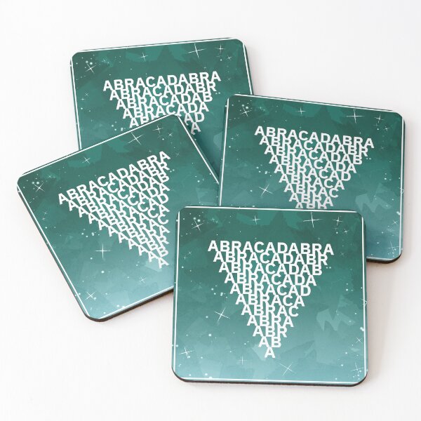 Item preview, ABRACADABRA Magic triangle green designed and sold by Veronika Sudmann.
