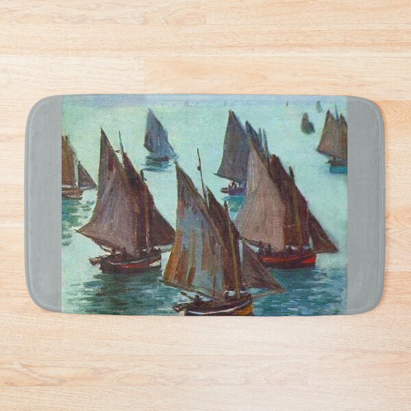 Item preview, Claude Monet - Fishing Boats Calm Sea designed and sold by artcenter.