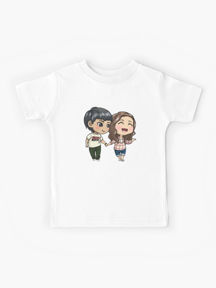 Couple Twins Boy And Girl Holding Hands Cartoon Drawing Love Animation Anime Love Couple Valentines Day Kids T Shirt By Modymagic3 Redbubble