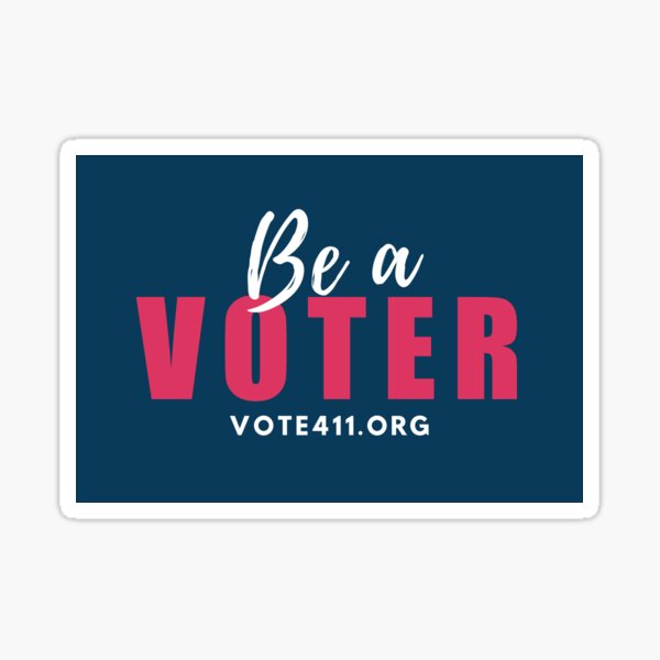 Item preview, Be a Voter designed and sold by League of Women Voters of Washington.