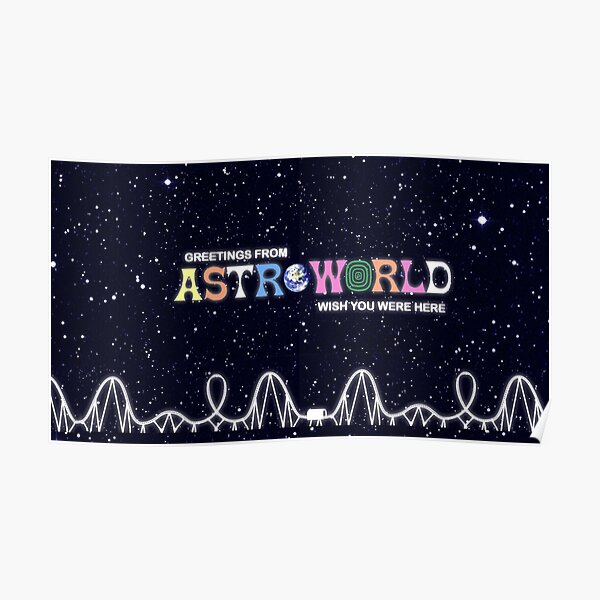 astroworld aesthetic Poster