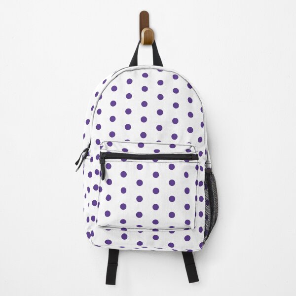 Item preview, Purple Polka Dots on White designed and sold by SJ Designs.