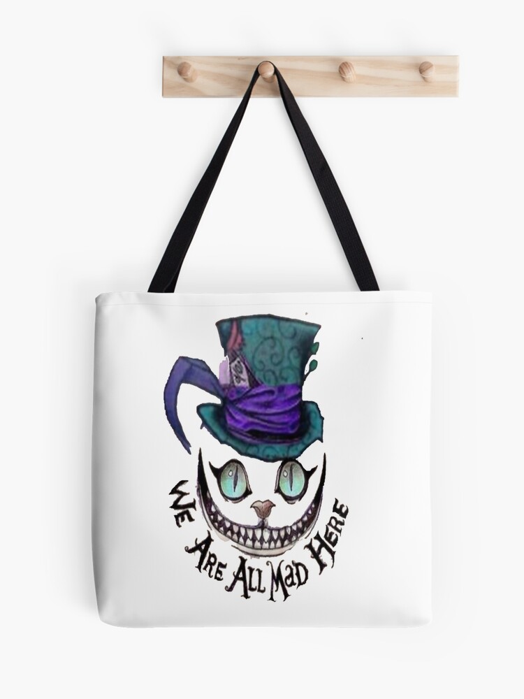 We're all Mad Here (Alice in Wonderland) Tote Bag by Gezellig