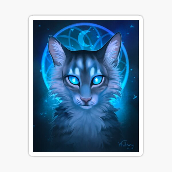 Plume de geai de chats guerriers Sticker