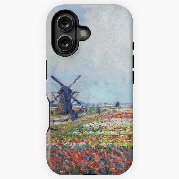 Vista previa del artículo con la obra «Claude Monet - Campos de flores y molinos de viento cerca de Leiden, 1886», diseñado y vendido por artcenter.