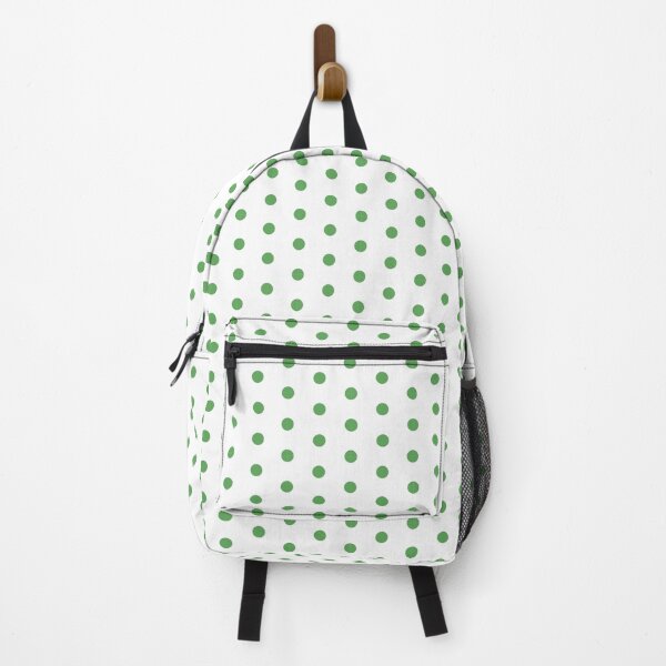 Item preview, Green Polka Dots on White designed and sold by SJ Designs.